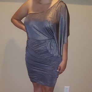 ☆SALE 5 for $25☆  Torrid mettalic gold body con dress